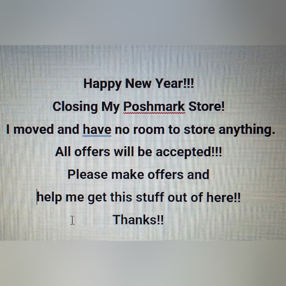 Closing My POSH Store!!